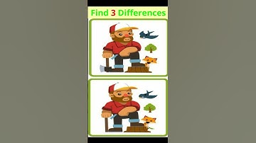 👀 Find the 3 Differences in This Picture – Only Genius Can! #ytshorts #quizzoliv