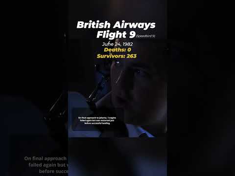 British Airways Flight 9 | Engines damaged by ash from Volcano