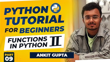 Functions in Python | Part-2 | Python Tutorial for Beginners | Learn Python Functions | Gate at Zeal