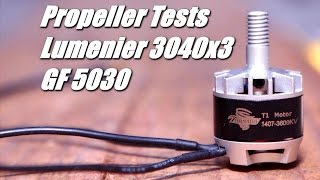 Brotherhobby T1 1407-3600Kv Lumenier 3X4X3 & Gf5030 4S Prop Test