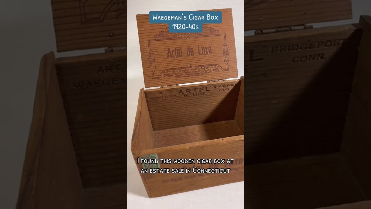 1920-40s: Waegeman’s Cigar Box