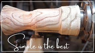 Woodturning-Creating a wooden goblet【木工旋盤】木製のワイングラスを作る。