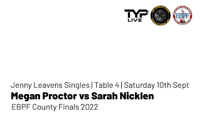 Megan Proctor vs Sarah Nicklen | Jenny Leavens Sin...