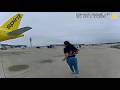 Woman Runs Between Active Planes To Escape Arrest, Ends Terribly