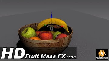 3Ds Max - Fruit Mass FX Rigid Body - How To Use Mass FX Tutorial - ( Mass FX Part 1) - In Hindi