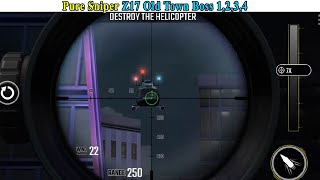Pure Sniper Z17 Old Town Level 1,2,3,4 | City Gun Shooting | How to play pure sniper screenshot 4