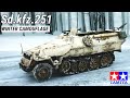 Sd.Kfz.251/1 Half-track Tamiya 1/48 AFV scale model winter camouflage
