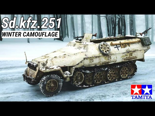Sd.Kfz.251/1 Half-track Tamiya 1/48 - YouTube