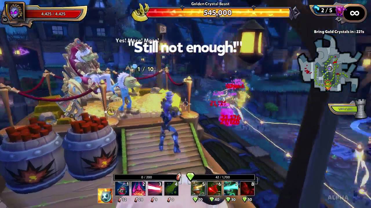 Dungeon Defenders 2 Bling King Event NM4 Solo with only