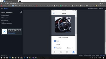 Ionic 3 Mobile Application with Angular 4x and the REST api (C#)