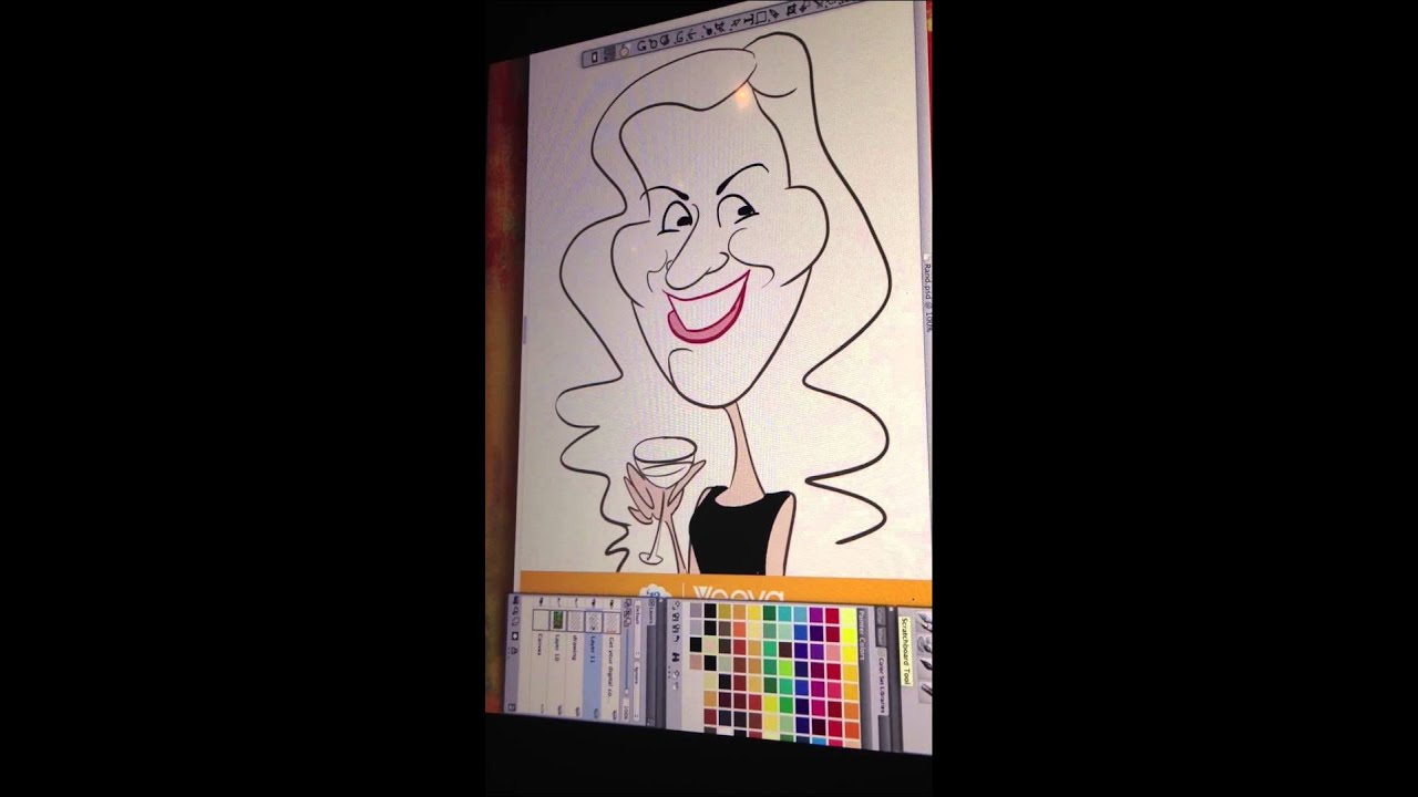 Angie Jordan's Live Digital Caricatures