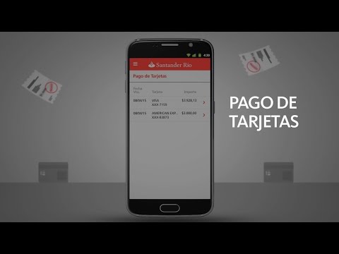 App Santander Río - Pago de Tarjetas
