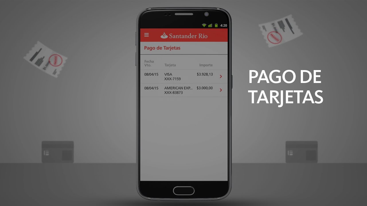 ¿Cómo pagar tarjeta Santander desde Home Banking?