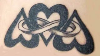 3 hearts tattoo designs