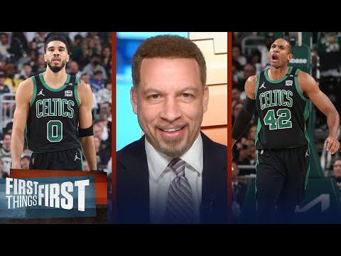 Al Horford, Jayson Tatum propel Celtics to comeback win over Giannis' Bucks | FIRST THINGS F