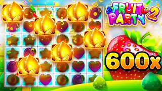 600 000 Р ЗА СПИН В FRUIT PARTY 2 \ ОЧЕНЬ НЕОЖИДАННЫЙ ЗАНОС \ ФРУТ ПАТИ 2 \ занос \ заносы недели