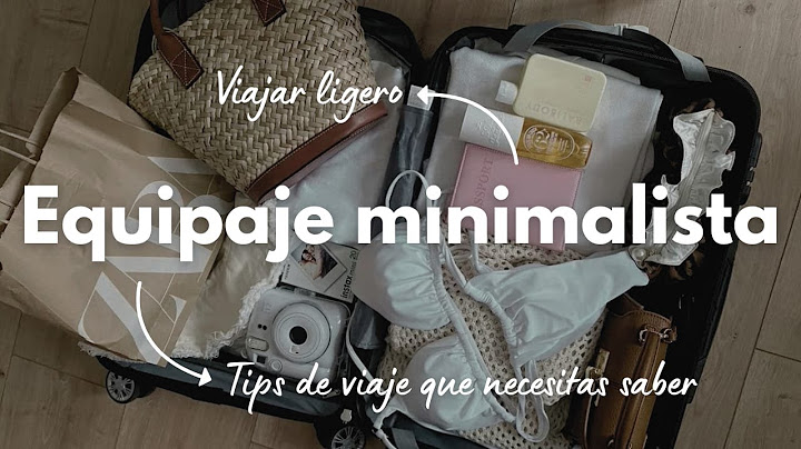 My Minimalist Pack: What to Pack + Tips for Traveling Light | CHILL LIFE