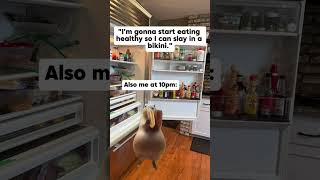 I’m a health queen until the kitchen lights hit night mode. @RachelPedersensocial