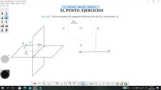 GEOMETRIA DESCRIPTIVA-CAP 3: EJERCICIOS DEL PUNTO  PARTE 1