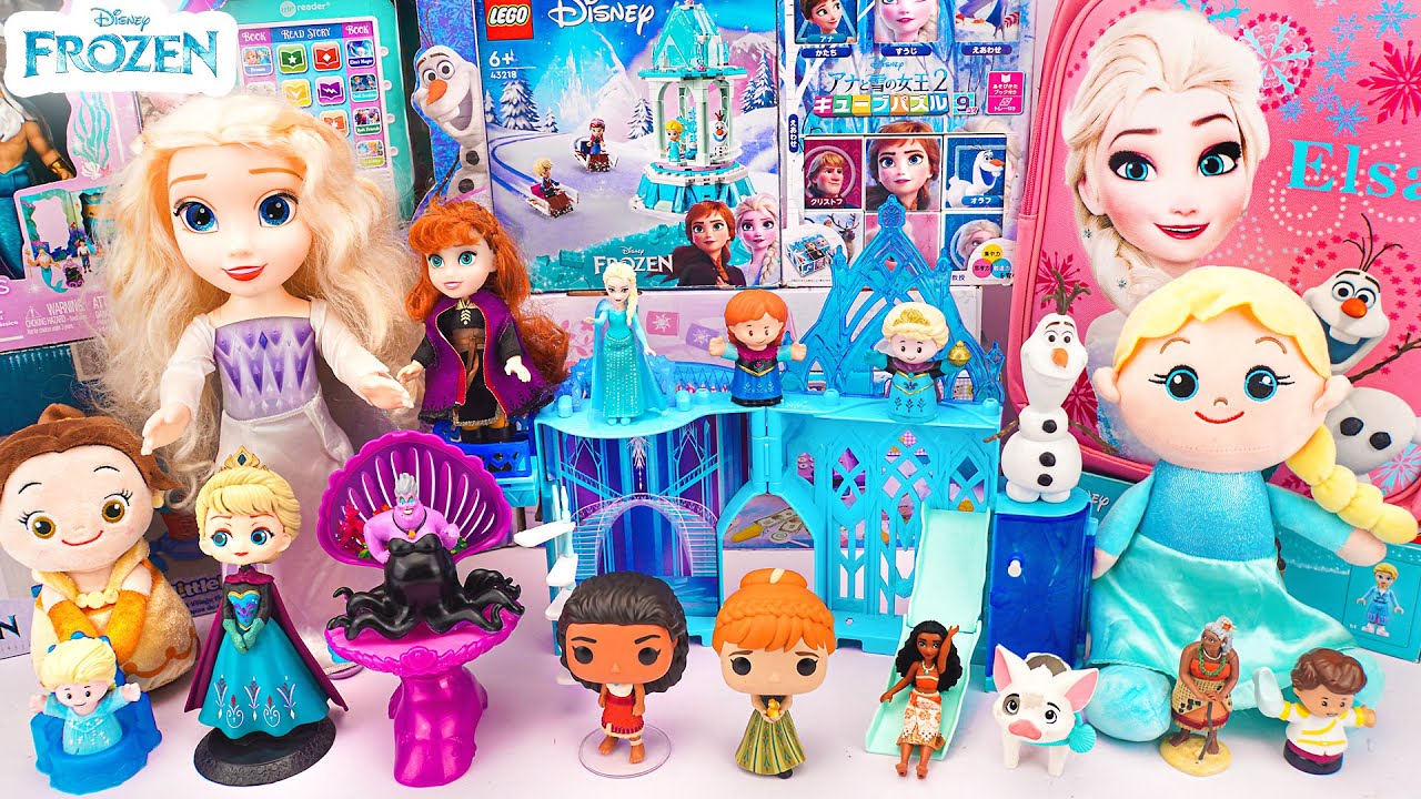 Disney Frozen Toys Collection Unboxing ASMR | Review Princess Elsa ...