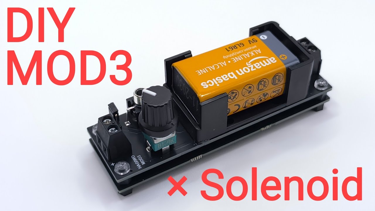 MOD3 × Solenoid | DIY eurorack modular synth Actuator Driver - YouTube