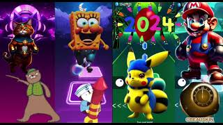Cat Fred, 2024, Mario.Tiles hop Edem Rush