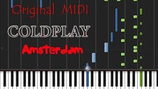 Video thumbnail of "Coldplay - Amsterdam [Piano Tutorial] (♫)"