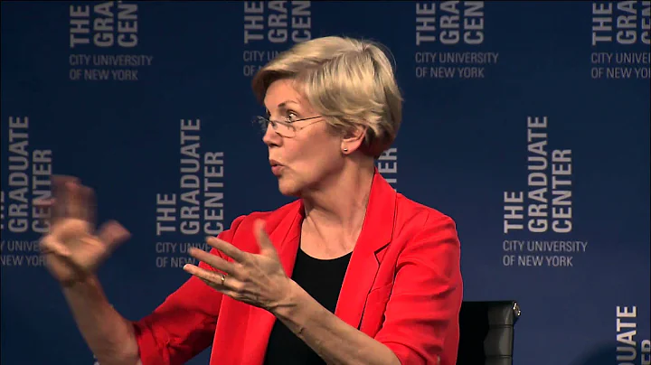 Senator Elizabeth Warren and Paul Krugman in Conve...