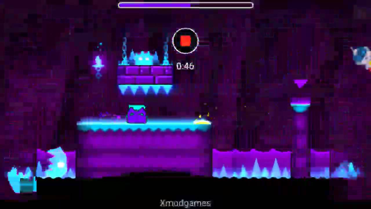 Segundo nivel de Geometry Dash Meltdown - YouTube