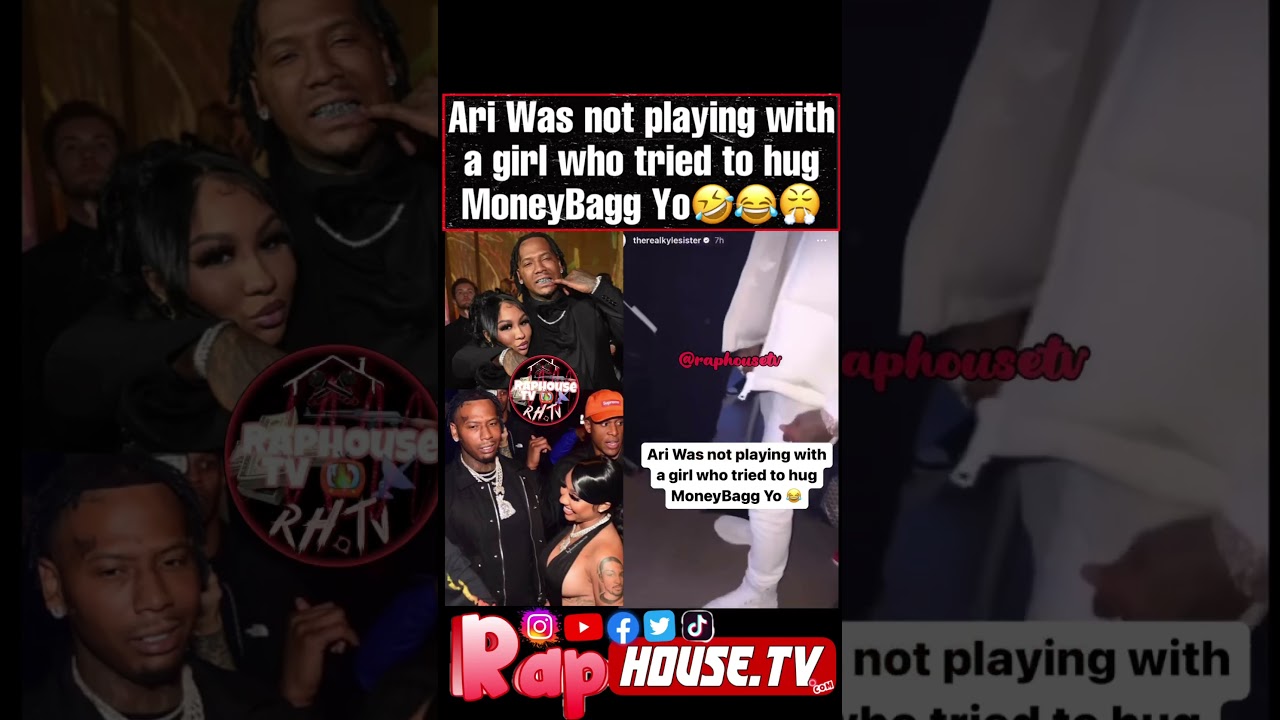 Ari Fletcher Was not playing with a girl who tried to hug MoneyBagg Yo😤😂💀