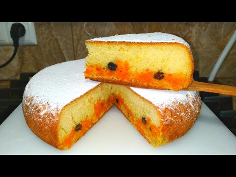 Шикарный Пирог к Чаю! Просто и ОЧЕНЬ ВКУСНО👍 Нежный как ПУХ! Пирог на сковороде!