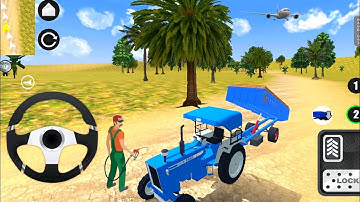 Real Tractor Driving Simulator 2025- Indian Farming Transport Walkthrough- Android GamePlay part_556