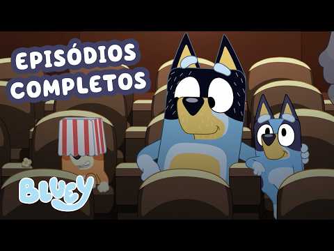 Animados para ir ao cinema 🎬💙 | episódios completos | Bluey – Canal Oficial do Brasil