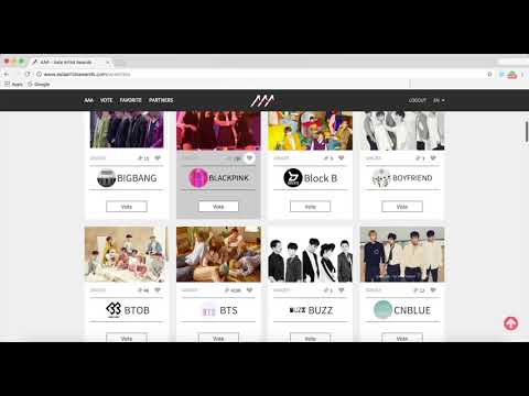 Video Vote for BTS on Asian Artist Awards (Hướng dẫn vote... - youtube