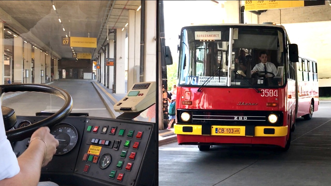 Ikarus 280.49 – Manewry w Zabrzu na Goethego