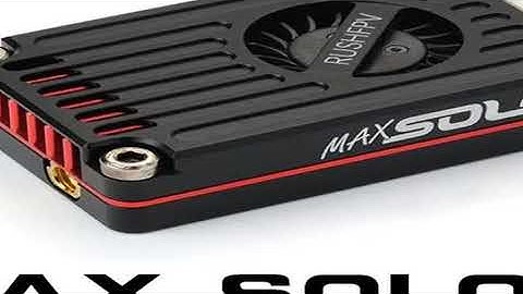 RUSH TANK MAX SOLO VTX 2.5W High Power VTX 48CH Video Transmitter with CNC shell for RC FPV Long Ran