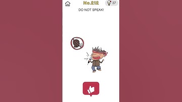 Brain Out Level 212 / No.212 – Do not speak 🗣️ #brainout  #mobilegame #games #shorts #puzzlegame