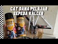 PROJECT RESTORASI SEPEDA LANJUT PROSES CAT