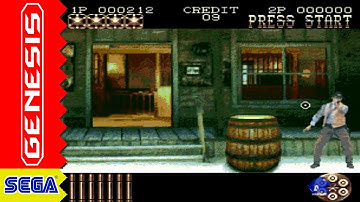 Lethal Enforcers 2: Gun Fighters (Sega Genesis) - Longplay