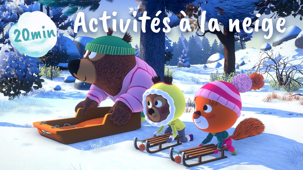 Les meilleurs jeux d'hiver en famille 🎿❄️ | Edmond et Lucy - Compilation