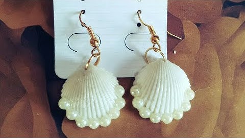 DIY Shell Earrings | Sea Shell and Pearl Earrings | How to make Sea Shell and Pearl Earrings at home