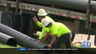Jefferson Parish freshwater pipeline construction begins, while Orleans awaits bids
