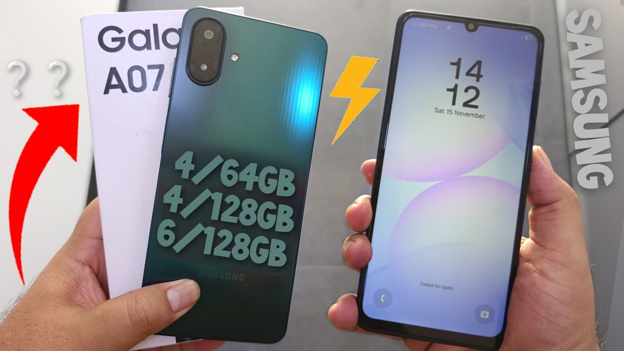 A07 Camera Samsung Galaxy A07 Unboxing & Review | Galaxy A07 Price in Pakistan ...