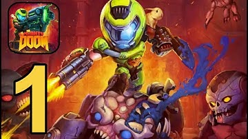 Mighty DOOM - Gameplay Walkthrough Part 1 Earth ( Android,iOS )