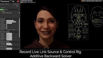 UE Take Recorder Live Link Source & Control Rig Backward Additive Solver