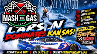 Kyle Larson DOMINATES Kansas! | Mash The Gas