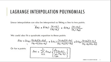 10a: Interpolation Methods