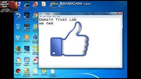 How to create Trust Between two Domains in Server 2012r2