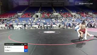 127 Lbs Consi Of 32 #2 - Abbigayle Oliver, Kentucky Vs Taylor Ellis, Oklahoma Ba0c