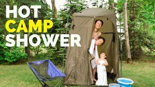 Our Portable Shower for Camping: Hot H20 Solution for Less Than $40 